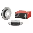 BREMBO 08.7626.75 - Jeu de 2 disques de frein arrière