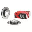BREMBO 08.7627.1X - Jeu de 2 disques de frein arrière