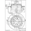 BREMBO 08.7765.75 - Jeu de 2 disques de frein arrière