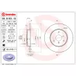 BREMBO 08.8163.11 - Jeu de 2 disques de frein avant