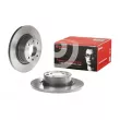 BREMBO 08.8727.11 - Jeu de 2 disques de frein arrière