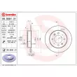BREMBO 08.9081.31 - Jeu de 2 disques de frein arrière