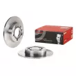 BREMBO 08.9136.10 - Jeu de 2 disques de frein arrière