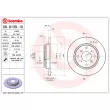 BREMBO 08.9139.10 - Jeu de 2 disques de frein arrière