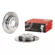 BREMBO 08.9139.10 - Jeu de 2 disques de frein arrière