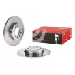 BREMBO 08.9364.10 - Jeu de 2 disques de frein arrière