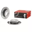 BREMBO 08.9502.75 - Jeu de 2 disques de frein arrière