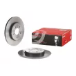 BREMBO 08.9734.11 - Jeu de 2 disques de frein arrière