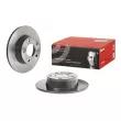 BREMBO 08.9751.11 - Jeu de 2 disques de frein arrière