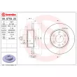 BREMBO 08.9759.20 - Jeu de 2 disques de frein arrière