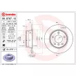 BREMBO 08.9787.11 - Jeu de 2 disques de frein arrière