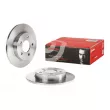 BREMBO 08.A029.10 - Jeu de 2 disques de frein arrière