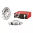 BREMBO 08.A029.20 - Jeu de 2 disques de frein arrière