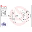BREMBO 08.A108.10 - Jeu de 2 disques de frein arrière