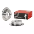 BREMBO 08.A111.10 - Jeu de 2 disques de frein arrière