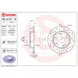 BREMBO 08.A147.1X - Jeu de 2 disques de frein arrière