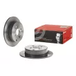 BREMBO 08.A273.31 - Jeu de 2 disques de frein arrière