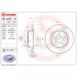 BREMBO 08.A297.11 - Jeu de 2 disques de frein arrière