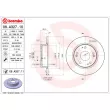 BREMBO 08.A327.11 - Jeu de 2 disques de frein arrière