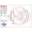 BREMBO 08.A329.10 - Jeu de 2 disques de frein arrière
