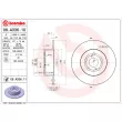 BREMBO 08.A336.10 - Jeu de 2 disques de frein arrière