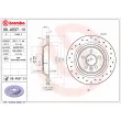 BREMBO 08.A537.1X - Jeu de 2 disques de frein arrière