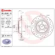 BREMBO 08.A540.1X - Jeu de 2 disques de frein arrière