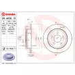 BREMBO 08.A636.10 - Jeu de 2 disques de frein arrière