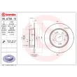 BREMBO 08.A708.10 - Jeu de 2 disques de frein arrière