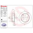 BREMBO 08.A714.11 - Jeu de 2 disques de frein arrière