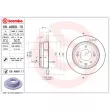 BREMBO 08.A869.11 - Jeu de 2 disques de frein arrière