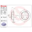 BREMBO 08.A872.11 - Jeu de 2 disques de frein arrière
