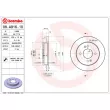 BREMBO 08.A916.10 - Jeu de 2 disques de frein arrière