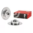 BREMBO 08.B369.27 - Jeu de 2 disques de frein arrière