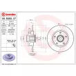 BREMBO 08.B369.37 - Jeu de 2 disques de frein arrière