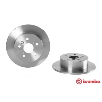 BREMBO 08.B566.10 - Jeu de 2 disques de frein arrière