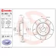 BREMBO 08.B601.75 - Jeu de 2 disques de frein arrière