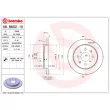 BREMBO 08.B602.10 - Jeu de 2 disques de frein arrière