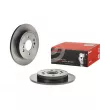 BREMBO 08.B602.21 - Jeu de 2 disques de frein arrière