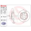 BREMBO 08.B653.10 - Jeu de 2 disques de frein arrière
