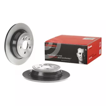 Jeu de 2 disques de frein arrière BREMBO 08.B804.11 pour HYUNDAI I10 2.0 Si4 4x4 - 241cv