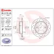 BREMBO 08.C172.2X - Jeu de 2 disques de frein arrière