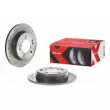 BREMBO 08.C172.2X - Jeu de 2 disques de frein arrière