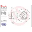 BREMBO 08.C208.11 - Jeu de 2 disques de frein arrière