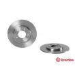 BREMBO 08.C250.10 - Jeu de 2 disques de frein arrière