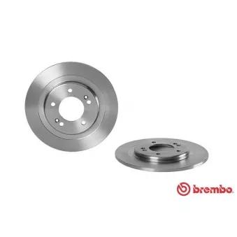 BREMBO 08.C250.20 - Jeu de 2 disques de frein arrière