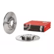 BREMBO 08.C309.10 - Jeu de 2 disques de frein arrière
