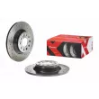BREMBO 08.C501.1X - Jeu de 2 disques de frein arrière