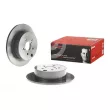 BREMBO 08.C661.11 - Jeu de 2 disques de frein arrière