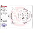 BREMBO 08.D249.11 - Jeu de 2 disques de frein arrière